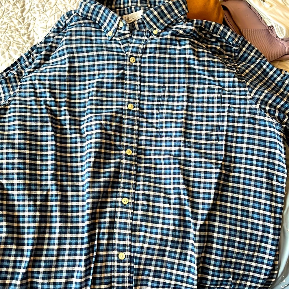 Gap Blue long sleeve dress shirt